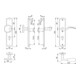 HOPPE Garniture interchangeable de protection WET Langue, PZ, 8/72, Meran M57/371A/370/112SH DL, F77-R-3