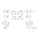 HOPPE Garniture rosace 58/42KB/42KBS/1510,F1,PZ,37-47-3