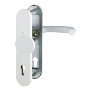 HOPPE HT-Schutz-Wechselgarnitur Langsch.,PZ,10/92,Paris 86G/3331/3310/138 verkehrsweiß