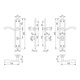 Hoppe Jeu de plateaux longs Almeria M166SN/2700 MS F71 Bad SK/OL 78mm DIN R