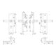 Hoppe Kit de béquilles de protection Londres 78G/2221/2410/113 ES1 PZ Entfür 72mm VK 8mm Alu F2-3