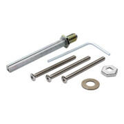 HOPPE Kit de fixation ZT VK 8x100mm, M6 TS 57-62 nickelé