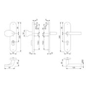 Hoppe Kit de protection Ams.E86G/3332ZA/3310/1400Z VA F69 92mm 67-72mm-2