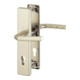 Ensemble de béquilles de protection Hoppe Birmingham Aluminium-1
