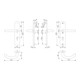 Hoppe Kit de protection Mar.1138/3331/3410 Alu.F1 92mm 66-71mm-2