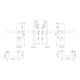 Hoppe Kit de protection Paris E138Z/3332ZA/3310 VA F69 92mm 67-72mm