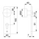 Hoppe Knopfkurzschild 58/202K Alu. F2 Entf. 72mm PZ-4