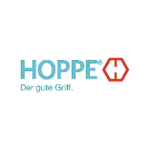 Hoppe Knopflangschild 58/202 Alu. F1 PZ