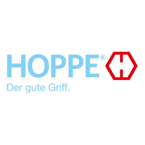 Hoppe Kurzschild-Paar 202KP Alu. F2 PZ
