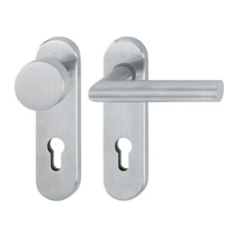 Hoppe Kurzschildgarnitur Ams.E58/353K/1400Z VA F69 PZ Wechselgrt.