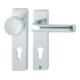 Hoppe Kurzschild-Wechselgarnitur London Aluminium-1