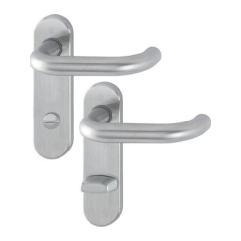 Hoppe Kurzschildgarnitur Paris E138Z/353K VA F69 Bad SK/OL Drückergarnitur