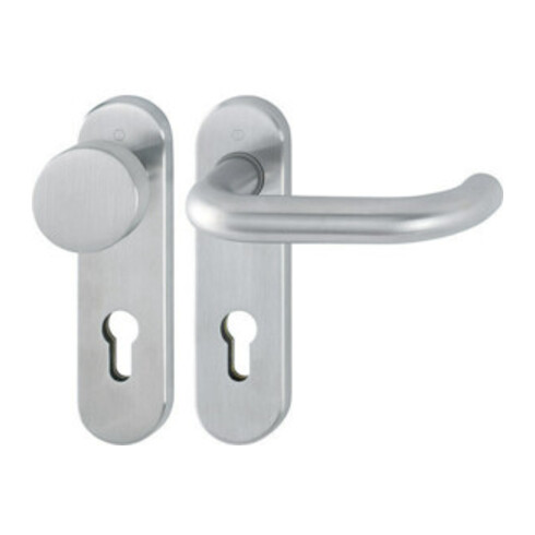 Hoppe Kurzschildgarnitur Paris E58/353K/138Z VA F69 PZ Wechselgrt.