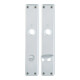 Hoppe Langschild-Paar 202SP F1/ naturf. F1 Bad SK/OL 78mm-1