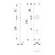 Hoppe Langschild-Paar 202SP F1/ naturf. F1 PZ 72mm