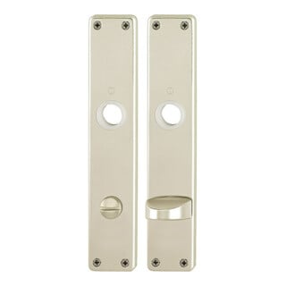 Hoppe Langschild-Paar 202SP F2/neusilberfarbig F2 Bad SK/OL 78mm