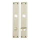 Hoppe Langschild-Paar 202SP F2/neusilberfarbig F2 Bad SK/OL 78mm-1