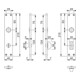 Hoppe Langschild-Paar 202SP F2/neusilberfarbig F2 Bad SK/OL 78mm-3