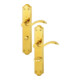 Hoppe Langschildgarnitur Almeria M166SN/2700 MS F71 Bad SK/OL 78mm DIN L-1