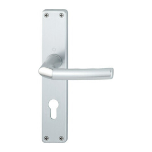 Hoppe Langschildgarnitur Birmingham 1117/202SP Alu. F1 PZ 72mm DIN L/R