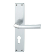 Hoppe Langschildgarnitur Birmingham 1117/202SP Alu. F1 PZ 72mm DIN L/R