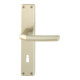 Hoppe Langschildgarnitur Birmingham 1117/202SP Alu. F2 OB 72mm DIN L/R-1