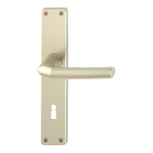 Hoppe Langschildgarnitur Birmingham 1117/202SP Alu. F2 OB 72mm DIN L/R