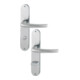 Hoppe Langschildgarnitur Denver E1310Z/302 VA F69 Bad SK/OL 78mm DIN L/R-1