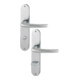 Hoppe Langschildgarnitur Denver E1310Z/302 VA F69 Bad SK/OL 78mm DIN L/R-1
