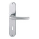 Hoppe Langschildgarnitur Denver E1310Z/302 VA F69 OB 72mm DIN L/R-1