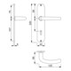 Hoppe Langschildgarnitur Denver E1310Z/302 VA F69 OB 72mm DIN L/R-2