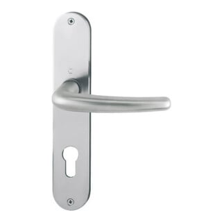 Hoppe Langschildgarnitur Denver E1310Z/302 VA F69 PZ 72mm DIN L/R