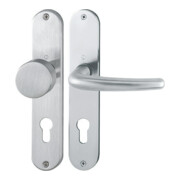 Hoppe Langschildgarnitur Denver E58/302/1310Z VA F69 PZ 72mm DIN L/R
