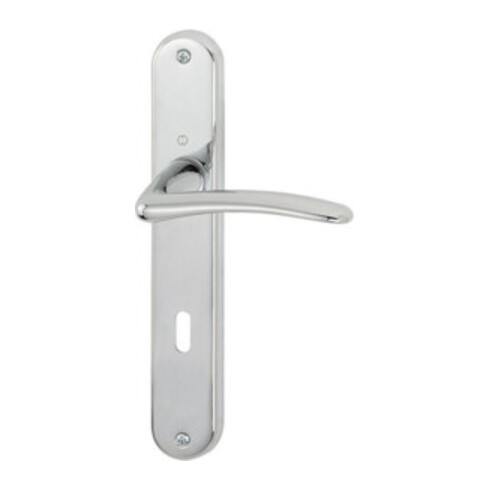 Hoppe Langschildgarnitur Istanbul M171/332P MS F49 BB 72mm DIN L/R