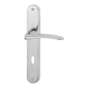 Hoppe Langschildgarnitur Istanbul M171/332P MS F49 BB 72mm DIN L/R