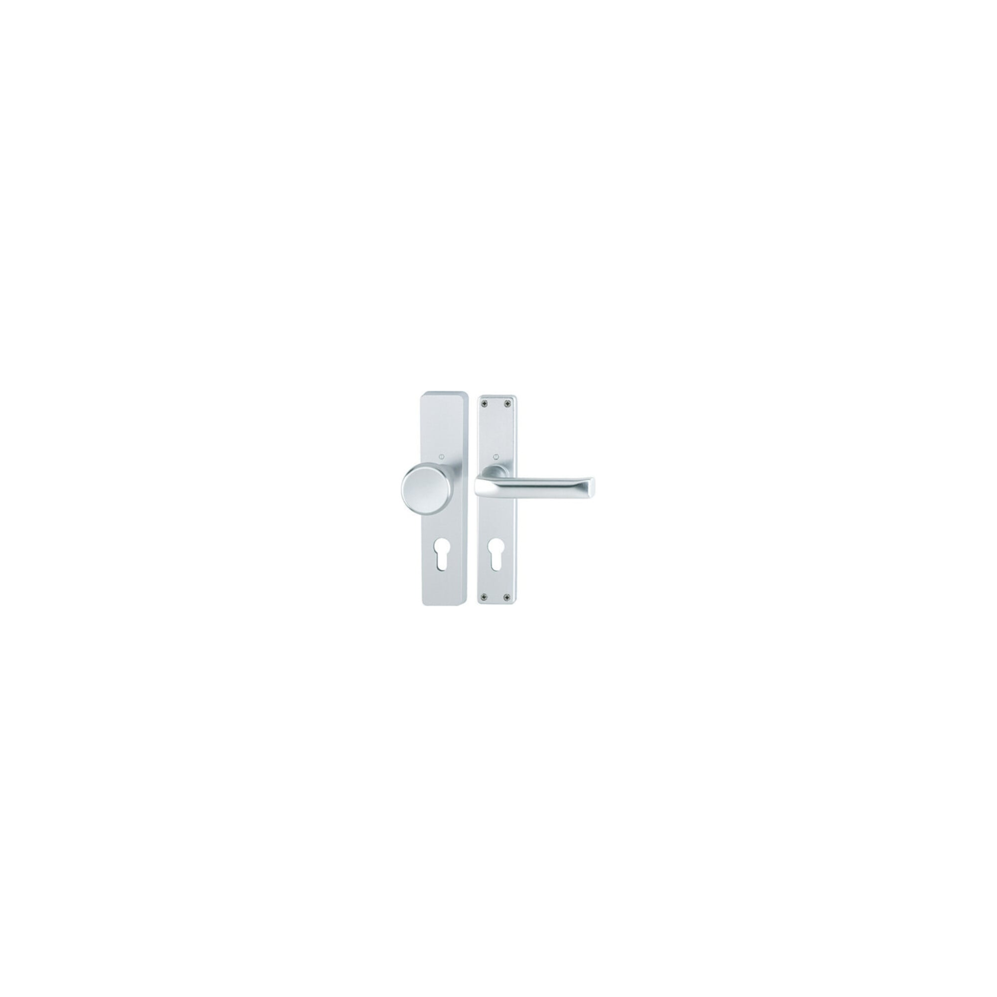 Hoppe Langschildgarnitur London 54/227/202SP/113 Alu. F1 PZ 72mm DIN L/R HOPPE