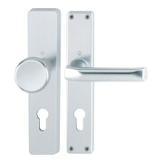 Hoppe Langschild-Wechselgarnitur London Aluminium