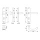 Hoppe Langschildgarnitur Mar.E58/302/1138Z VA F69 PZ 72mm DIN L/R-3