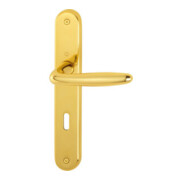 Hoppe Langschildgarnitur Roissy M1941/332P MS F71 OB 72mm DIN L/R