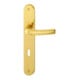 Hoppe Langschildgarnitur Tôkyô M1710RH/265 MS F71 OB 72mm DIN L/R