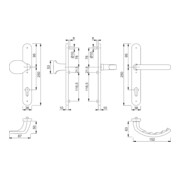 HOPPE Luxembourg 86G/3357N/1500 ov.,PZ92/8, F9016 TS 87-92-3