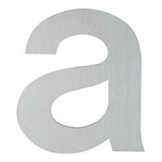 HOPPE OA-Hausnummer E610-621 Buchstabe a Edelstahl matt