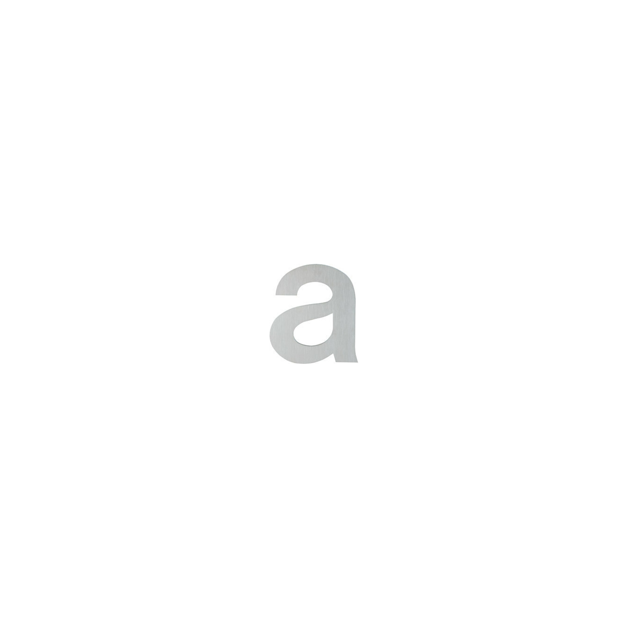 HOPPE OA-Hausnummer E610-621 Buchstabe a Edelstahl matt