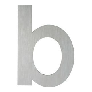 HOPPE OA-Hausnummer E610-621 Buchstabe b Edelstahl matt