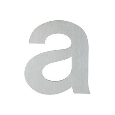 HOPPE OA-Numéro de maison E610-621 Lettre a Acier inoxydable mat