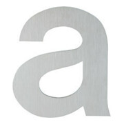 HOPPE OA-Numéro de maison E610-621 Lettre a Acier inoxydable mat