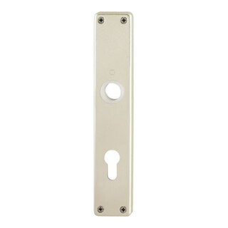 Hoppe paire d'assiettes longues 202SP F2/nickel argenté F2 PZ 72mm