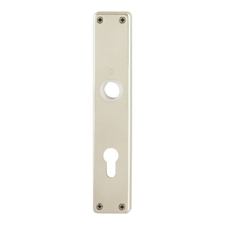 Hoppe paire d'assiettes longues 202SP F2/nickel argenté F2 PZ 72mm