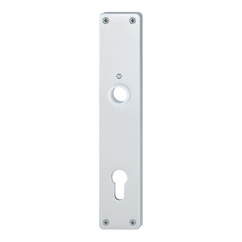 Hoppe paire de blindage longue 202H F1/naturef. F1 PZ 92mm