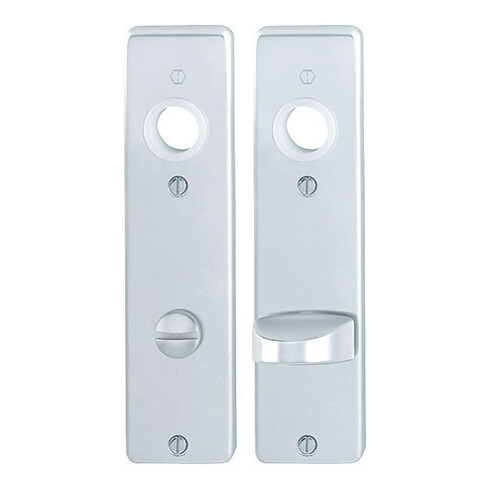 Hoppe paire de blindages courts 202KP aluminium. Bain F1 SK/OL